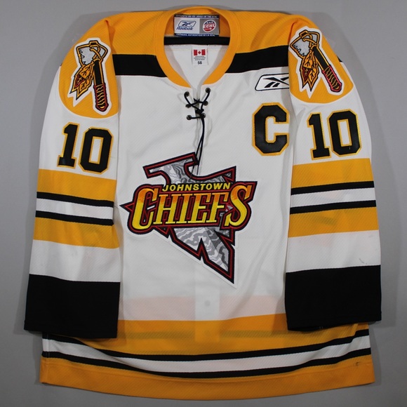 Johnstown Chiefs Shawn Mather game worn size: 56 Reebok - Picture 1 of 4